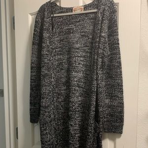 Long grey cardigan